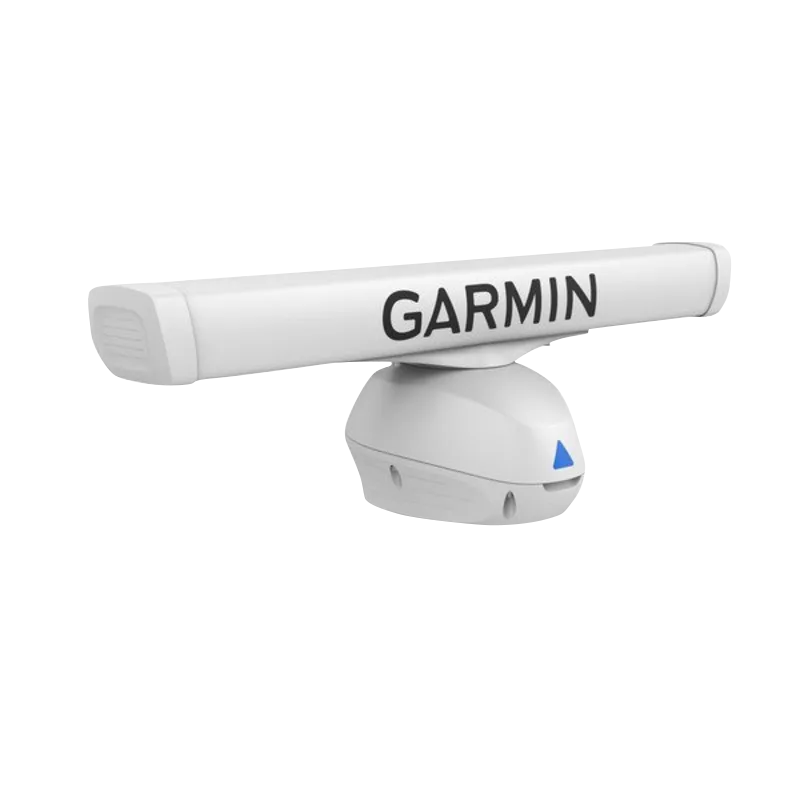 Garmin GMR Fantom 124 Open Array marine radar on white pedestal