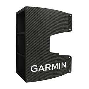 Garmin carbon fiber mast bracket, black textured finish, 3 units for marine fish finder mounts