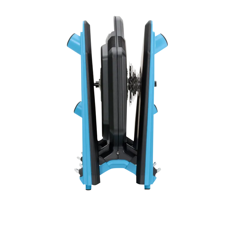 Garmin Tacx NEO 2T Smart Trainer with blue frame side view