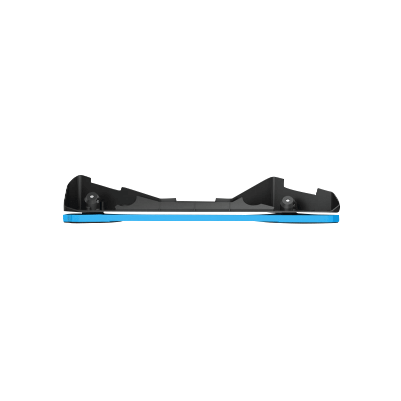 Garmin Tacx NEO Motion Plates bicycle trainer accessory, black with blue edge.
