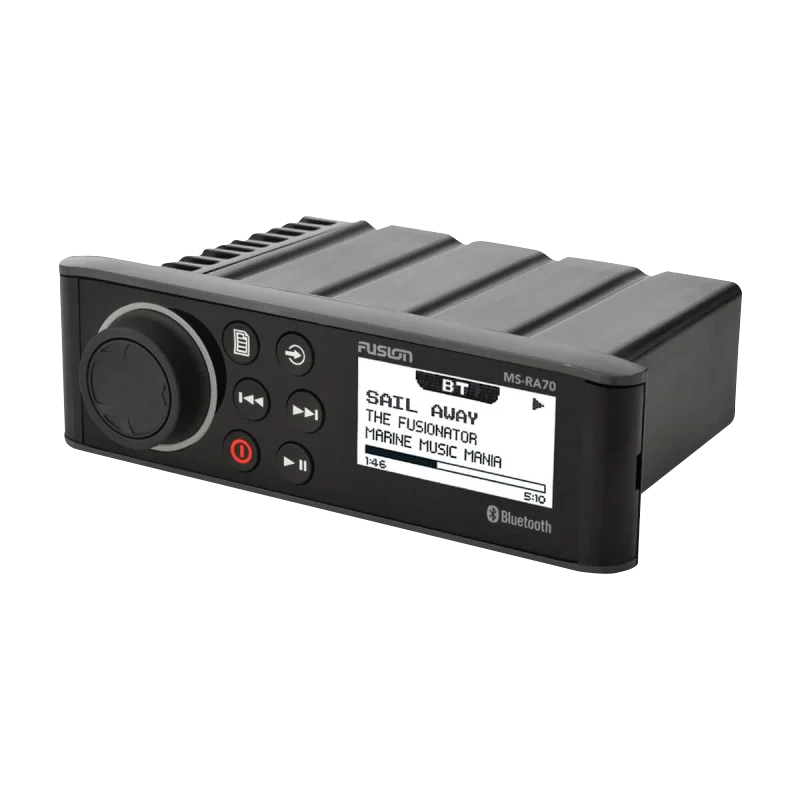Garmin Fusion RA70 Marine Stereo with Bluetooth, black MS-RA70 marine audio receiver