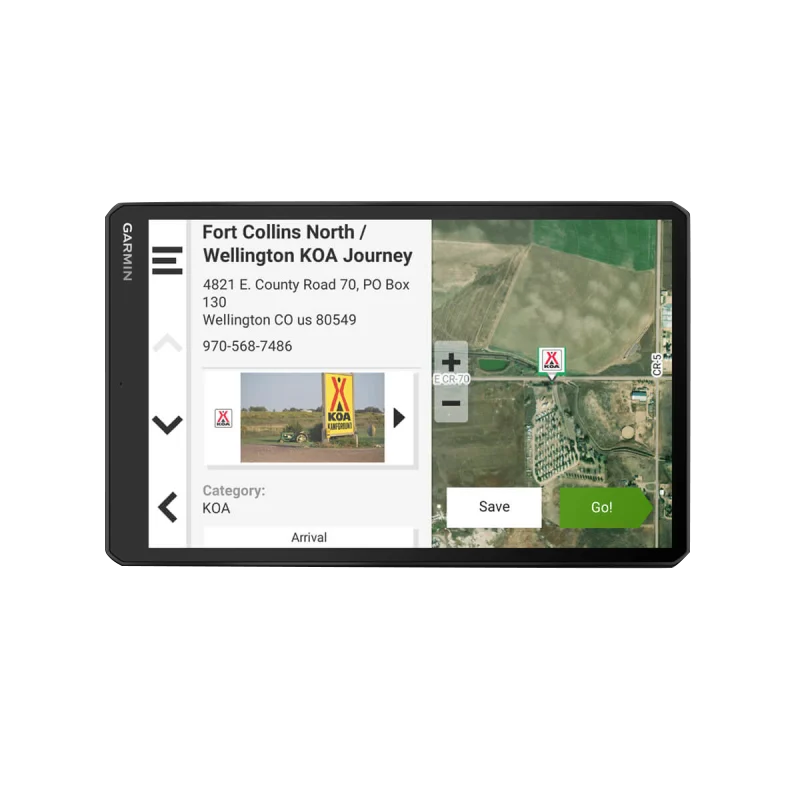 Garmin RV 1095 10-inch GPS navigation system, certified refurbished