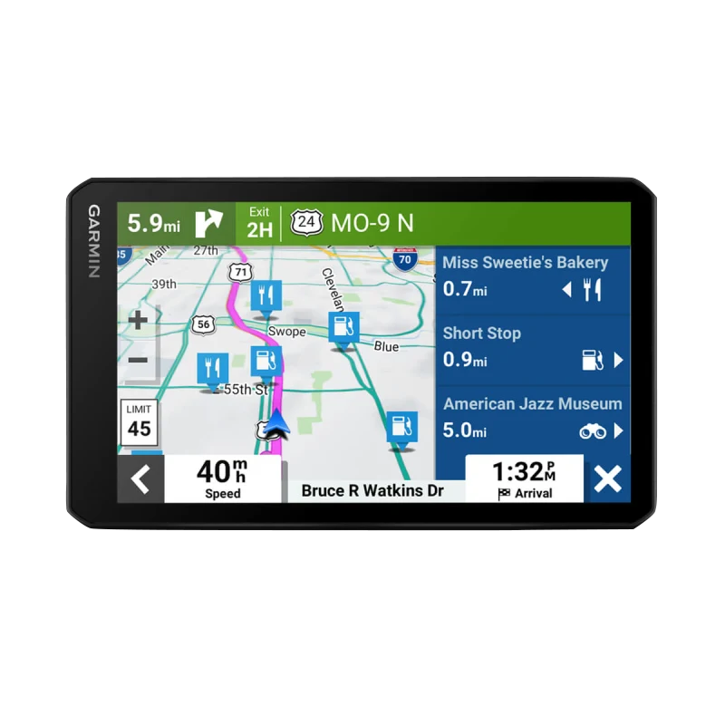 Garmin DriveCam 76 GPS navigator with built-in dash cam and 7-inch display