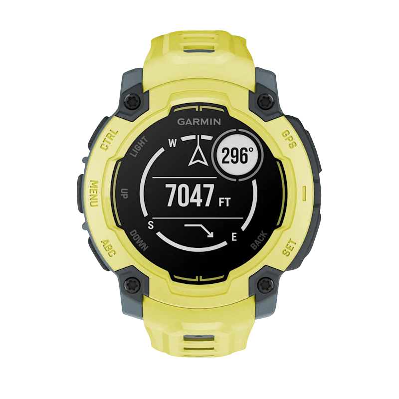 Garmin Instinct E smartwatch, 45mm, electric lime with electric lime band