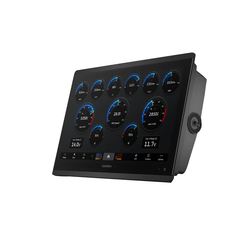Garmin GPSMAP 8416xsv marine chartplotter with worldwide basemap and sonar, black touchscreen display