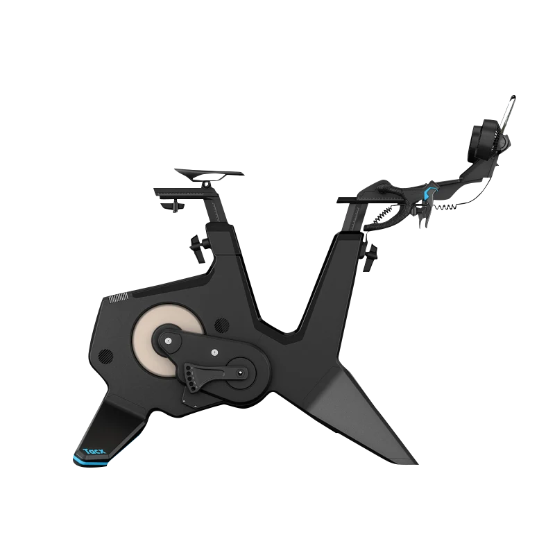 Garmin Tacx NEO Bike Plus bicycle trainer in black with blue accents
