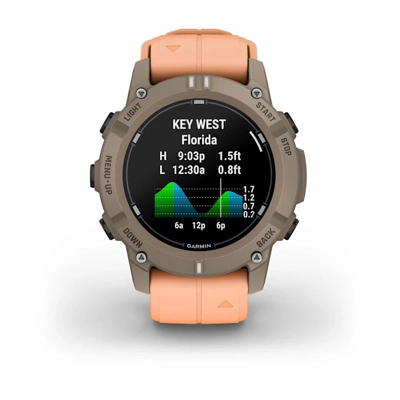 Garmin Descent G2 AMOLED Dive Watch Paloma with Shell Pink band, 010-02986-01