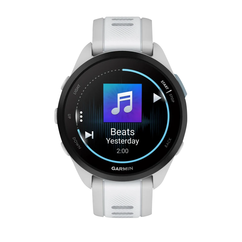 Garmin Forerunner 165 smartwatch with Mist Gray/Whitestone strap