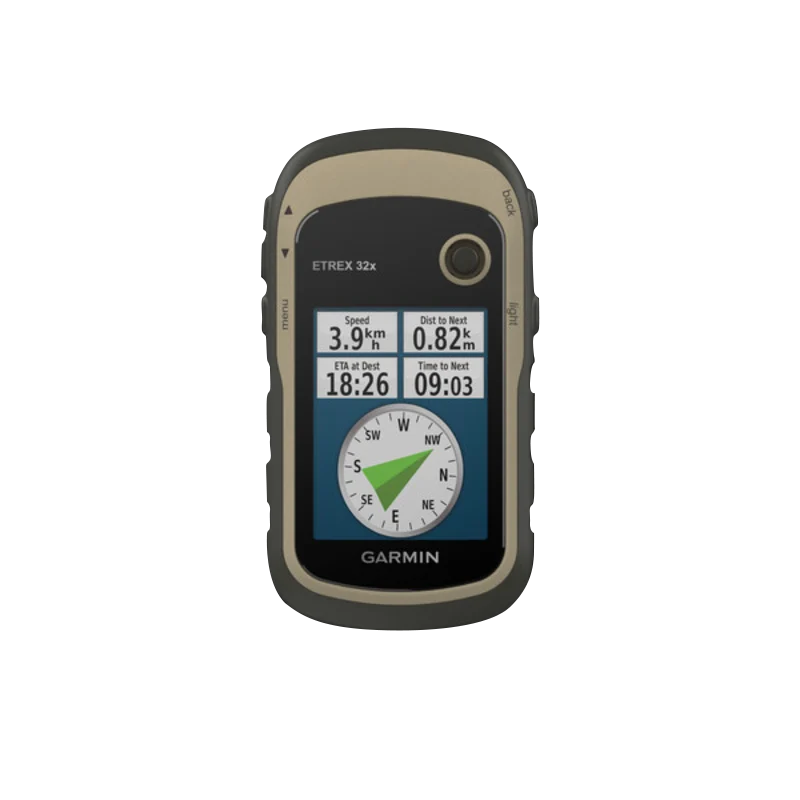 Garmin eTrex 32x rugged handheld GPS with compass and barometric altimeter, certified refurbished