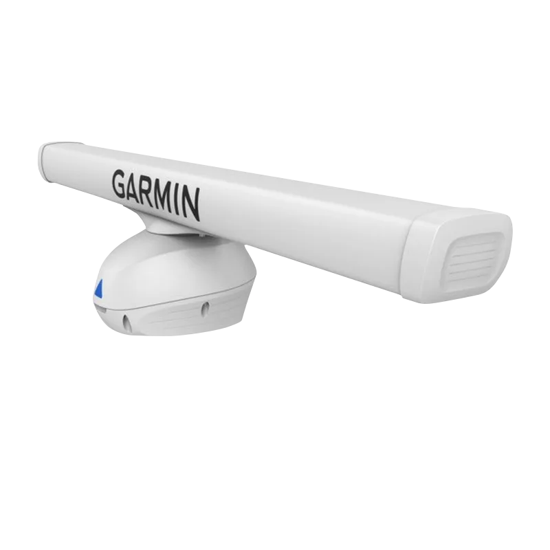 Garmin GMR Fantom 56 Open Array marine radar with white antenna and pedestal