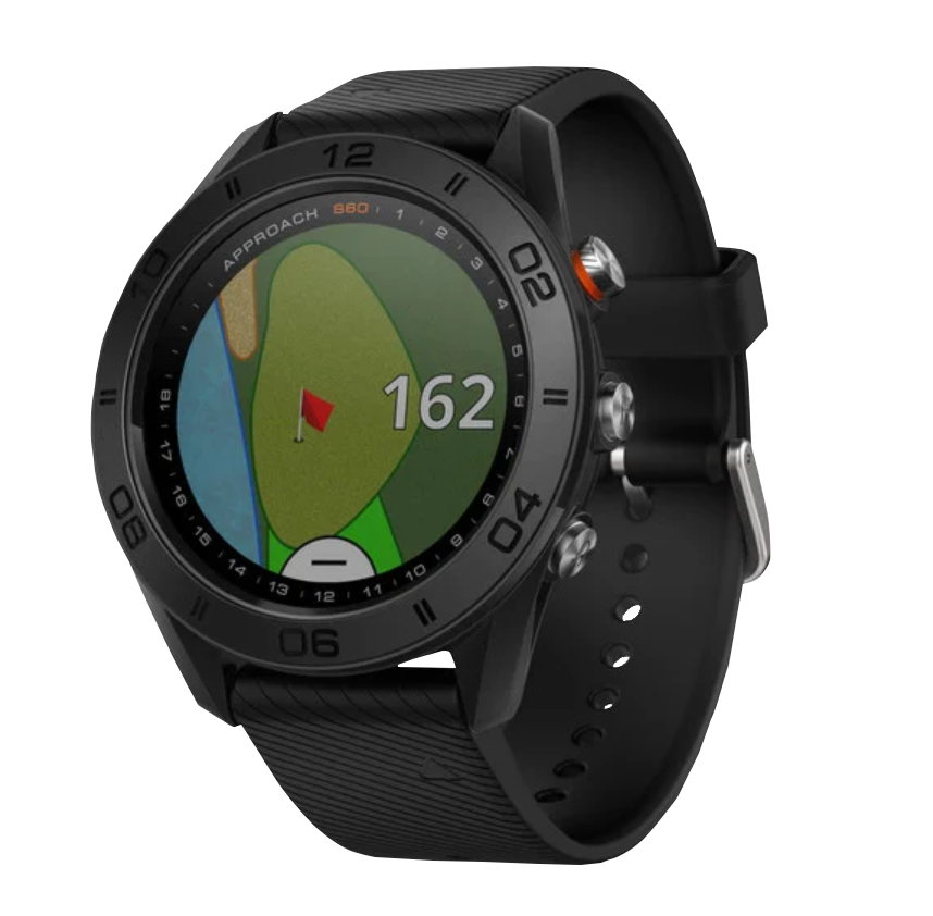 Garmin Approach S60 black golf GPS smartwatch with rangefinder