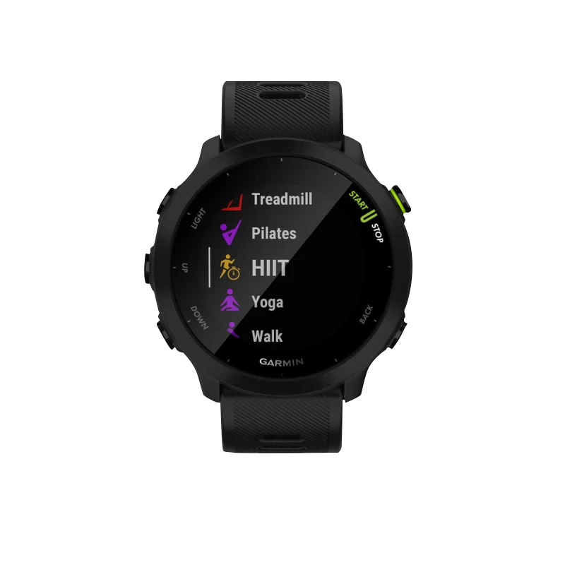 Garmin Forerunner 55 Smartwatch, Black, Certified Refurbished