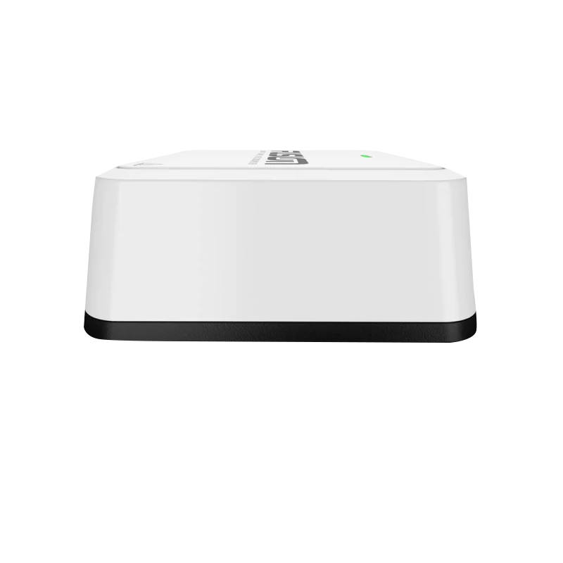 Garmin Fusion Apollo Marine amplifier, white enclosure with black base, model 010-02569-00.
