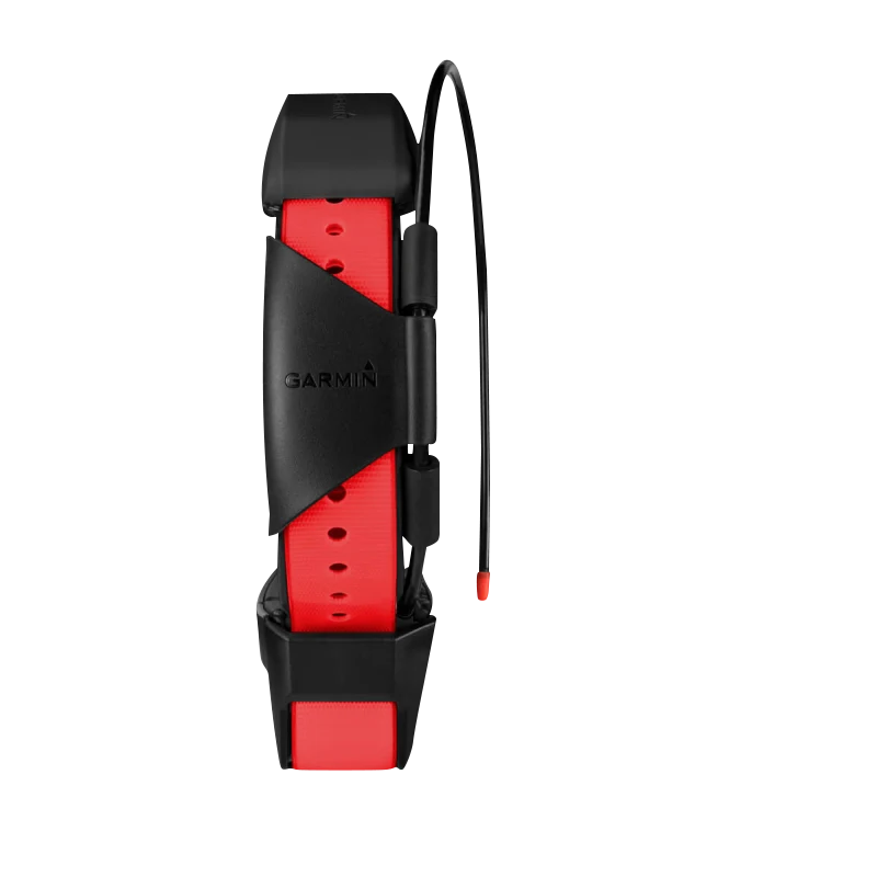 Garmin TT 15X dog collar with red strap and black control module