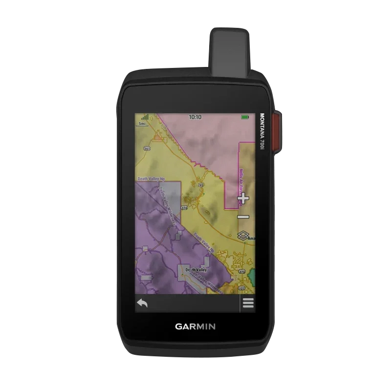 Garmin Montana 700i handheld GPS with touchscreen map, InReach, refurbished