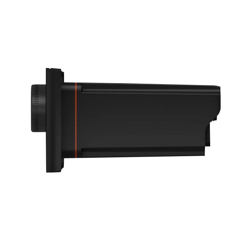 Garmin Fusion MS-RA210 marine stereo in black with orange accent