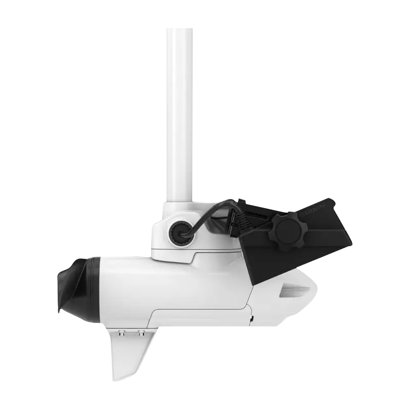 Garmin Force Kraken trolling motor, white 75-inch shaft with black mounting bracket