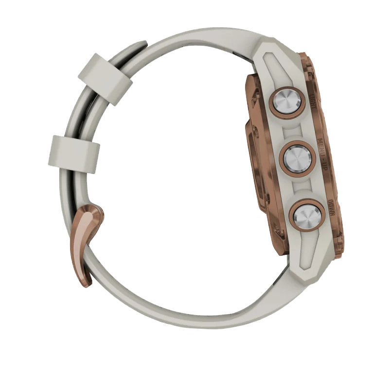 Garmin Descent Mk3i 43 mm bronze PVD titanium dive computer with French gray silicone band