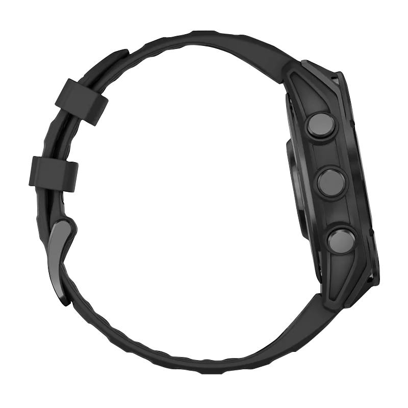 Garmin Fenix 8, 51 mm AMOLED, Slate Gray with Black Silicone Band (010-02905-00) by Garmin
