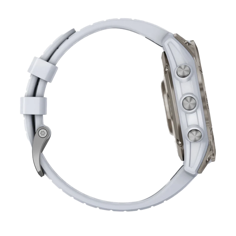 Garmin Epix Pro (Gen 2), 47mm Sapphire, Titanium w/ Whitestone Band (Garmin Certified Refurbished) by Garmin