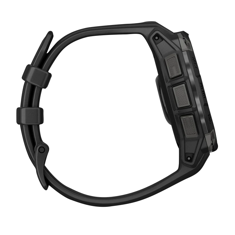 Garmin Instinct 3 AMOLED smartwatch, 45mm black case with black band