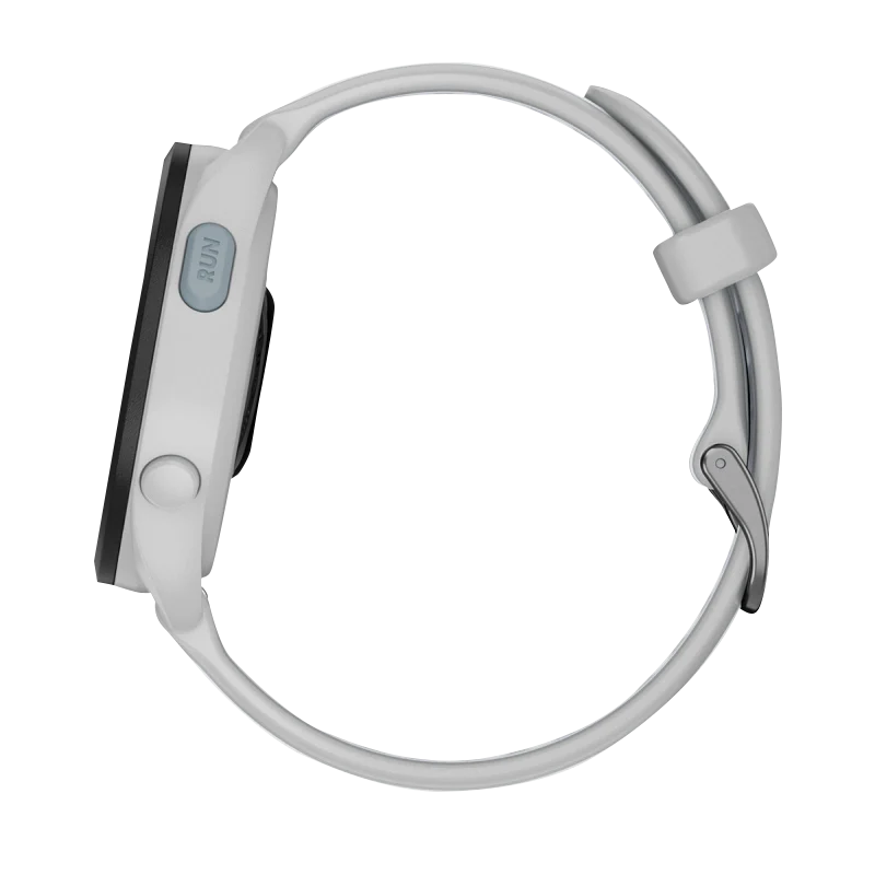 Garmin Forerunner 165 Music smartwatch in Mist Gray/Whitestone