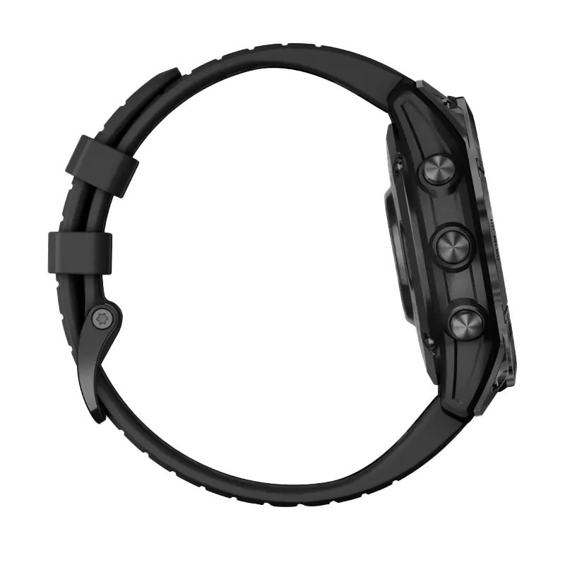 Garmin Epix Pro (Gen 2) 47 mm smart watch with slate gray case and black band