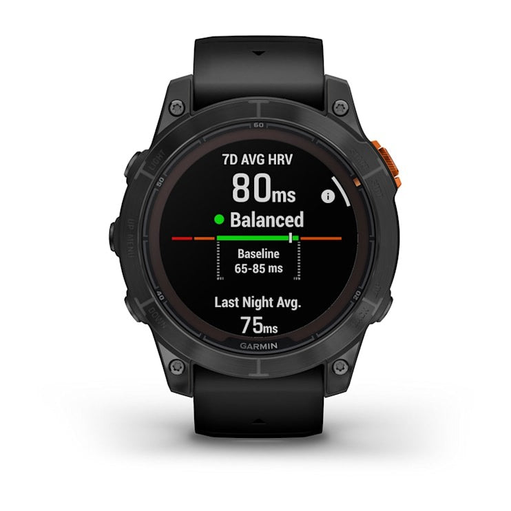 Garmin fēnix 7 Pro Solar smartwatch, slate gray case with black band