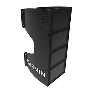 Garmin carbon fiber mast bracket for fish finder transducers, black textured finish