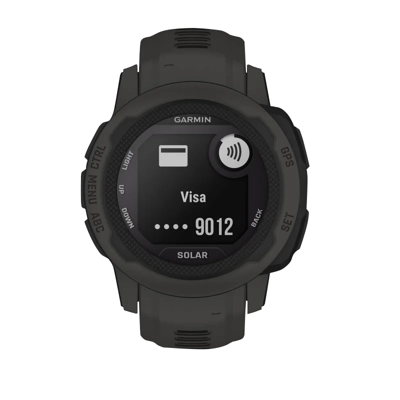 Garmin Instinct 2S Solar, Graphite (Garmin Certified Refurbished) by Garmin