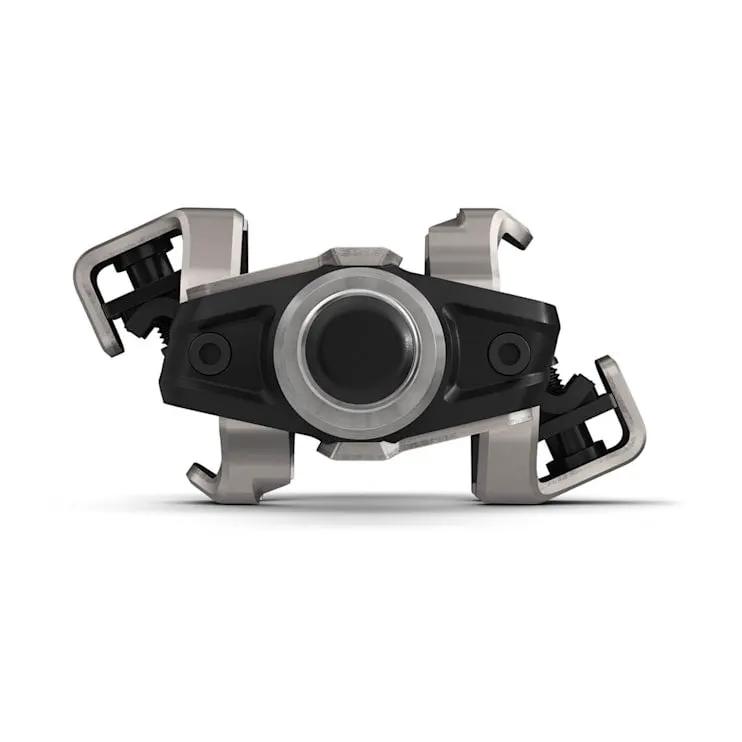 Garmin Rally XC200 dual-sensing power meter transducer in black and silver