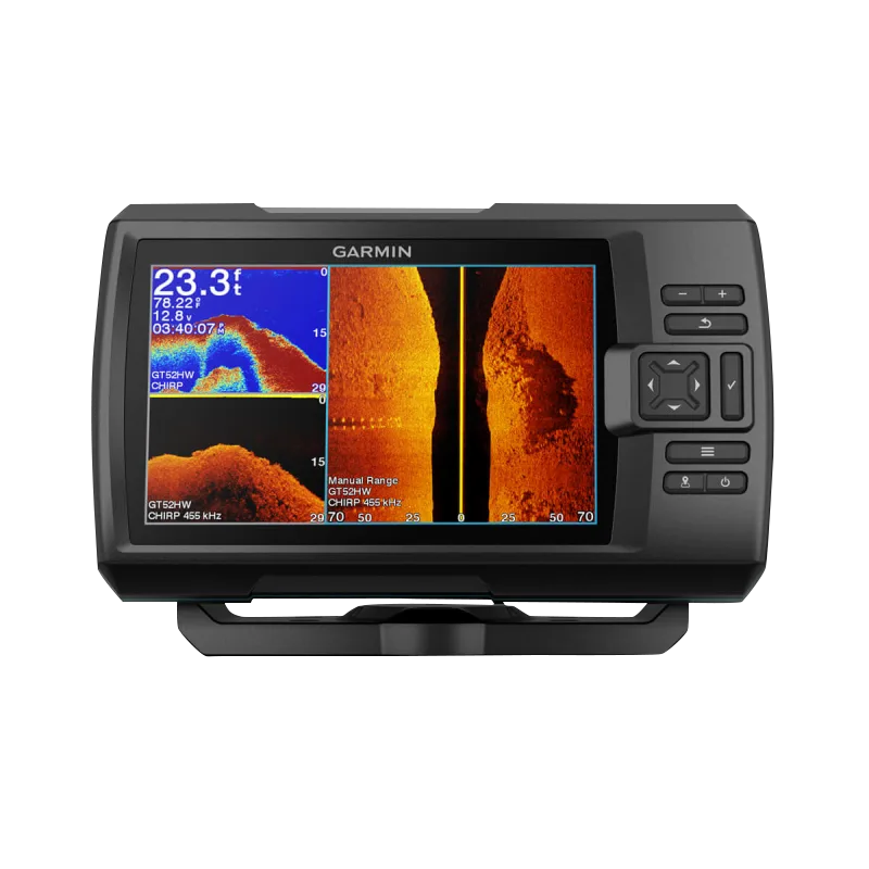 Garmin STRIKER Vivid 7sv fish finder with GT52HW-TM transducer, black