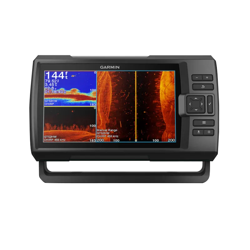 Garmin STRIKER Vivid 9sv fish finder with GT52HW-TM transducer, black unit