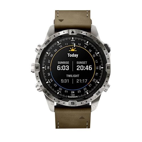 Garmin MARQ Adventurer (Gen 2), Damascus Steel Edition Modern Tool Watch (010-03393-30) by Garmin