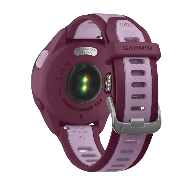 Garmin Forerunner 165 Music smart watch Berry/Lilac refurbished