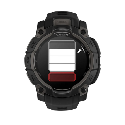 Garmin Instinct 3 AMOLED, (45mm) Black with Black Band (010-02936-00) by Garmin