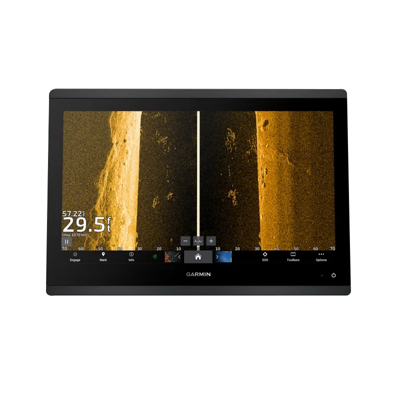 Garmin GPSMAP 1643xsv black fishfinder with SideVü, ClearVü, mapping and CHIRP sonar