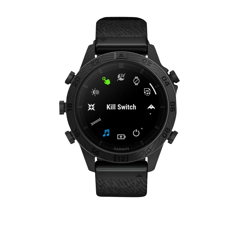 Garmin MARQ Commander Gen 2 Carbon Edition smartwatch, black case