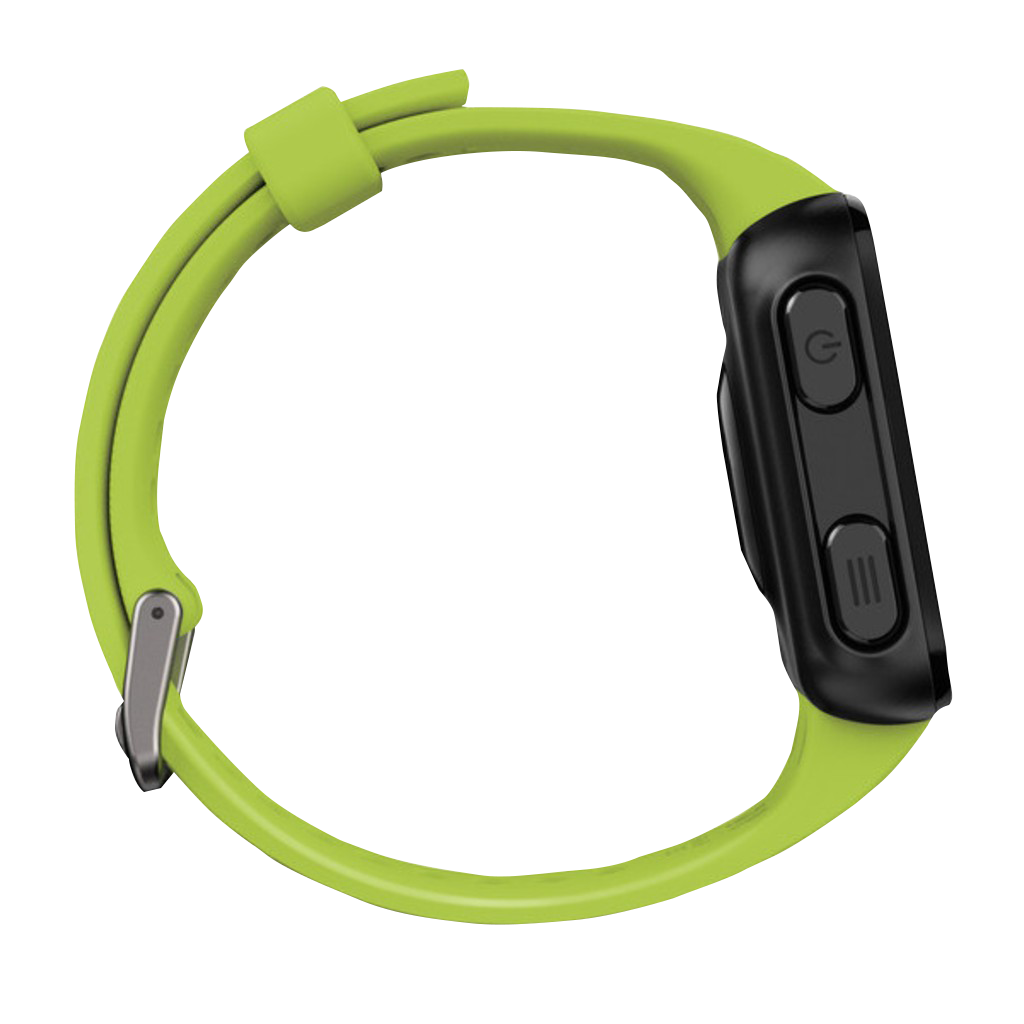 Garmin Forerunner 35 smart watch with lime green silicone band