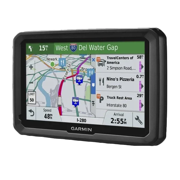 Garmin Dezl 580LMT-S trucking GPS navigator with 5-inch screen, certified refurbished