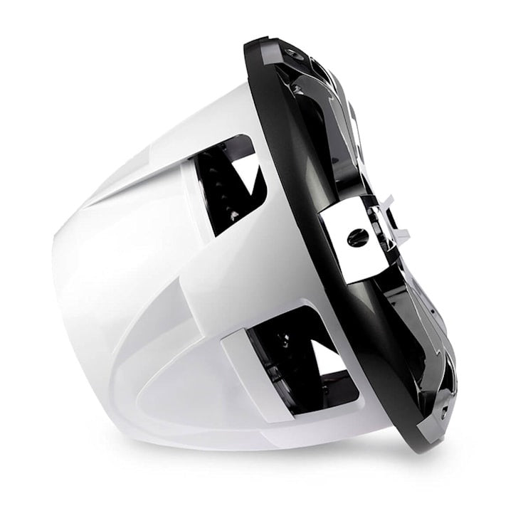 Garmin Fusion Signature Series 3 marine subwoofer, white enclosure with black mounting plate