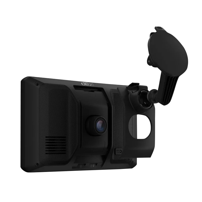 Garmin DezlCam OTR710 7-inch GPS truck navigator with built-in dash cam, refurbished