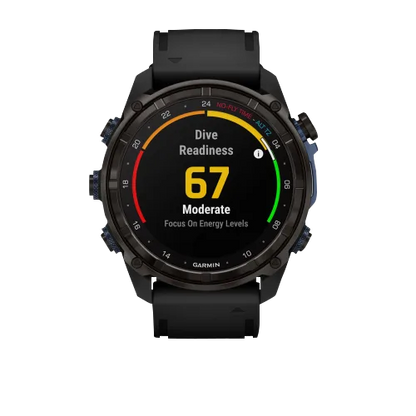 Garmin Descent Mk3i, 51 mm Carbon Gray DLC Titanium with Black Silicone Band (010-02752-10) by Garmin