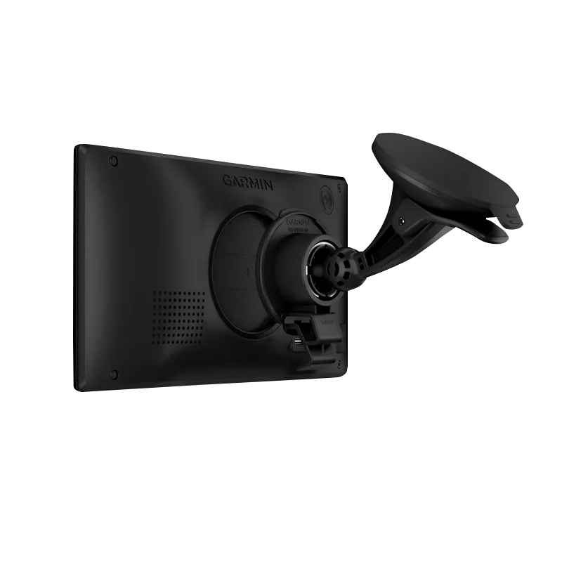 Garmin Dezl OTR620 GPS Truck Navigator with black 6-inch display and suction mount