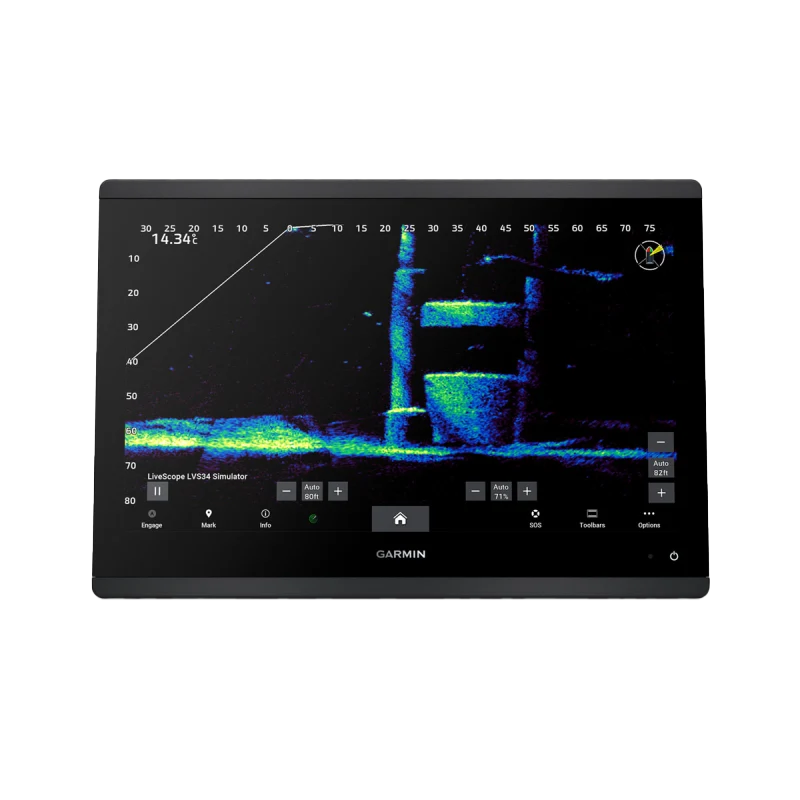 Garmin GPSMAP 1623xsv SideVü, ClearVü and Traditional CHIRP Sonar with Worldwide Basemap (010-02919-02) by Garmin