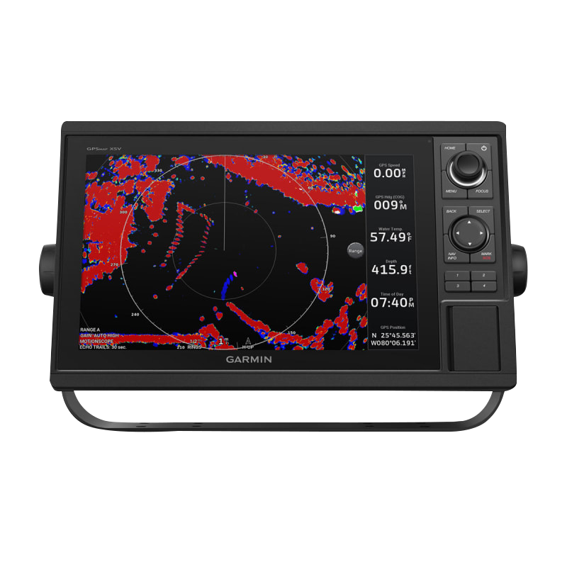 GPSMAP 1242xsv marine chartplotter without transducer by Garmin, black display unit