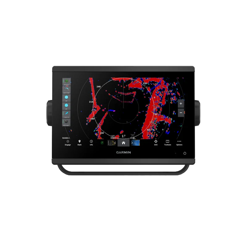 Garmin GPSMAP 943xsv marine chartplotter display with black bezel