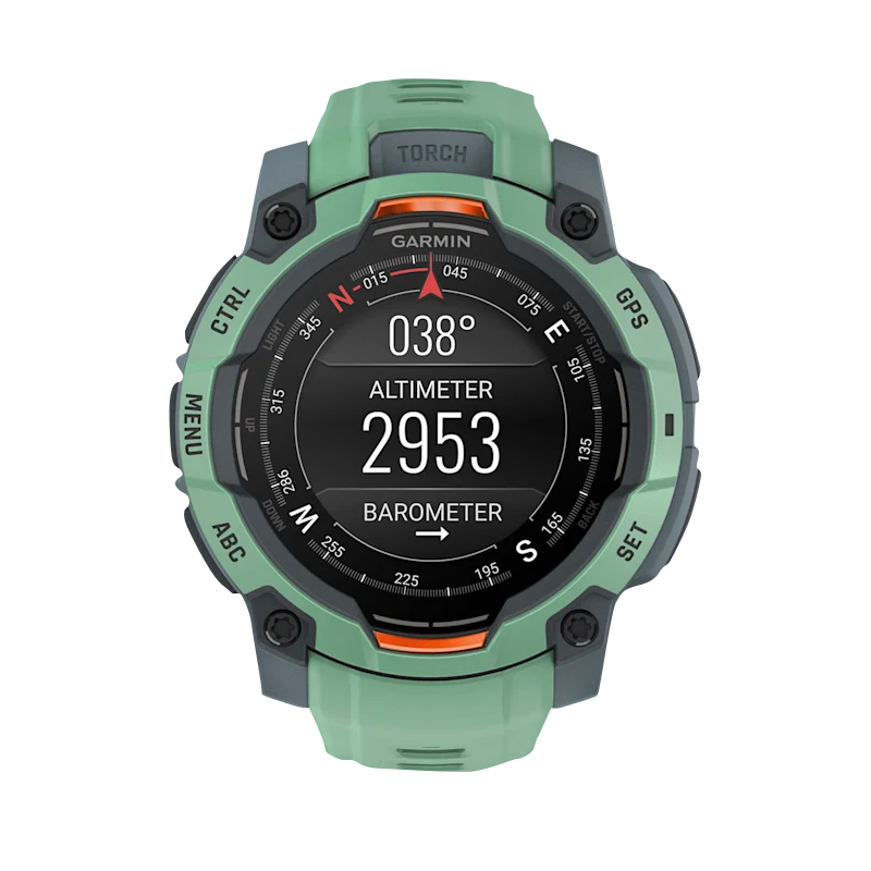 Garmin Instinct 3 AMOLED smartwatch, 45mm Neo Tropic with Neo Tropic band