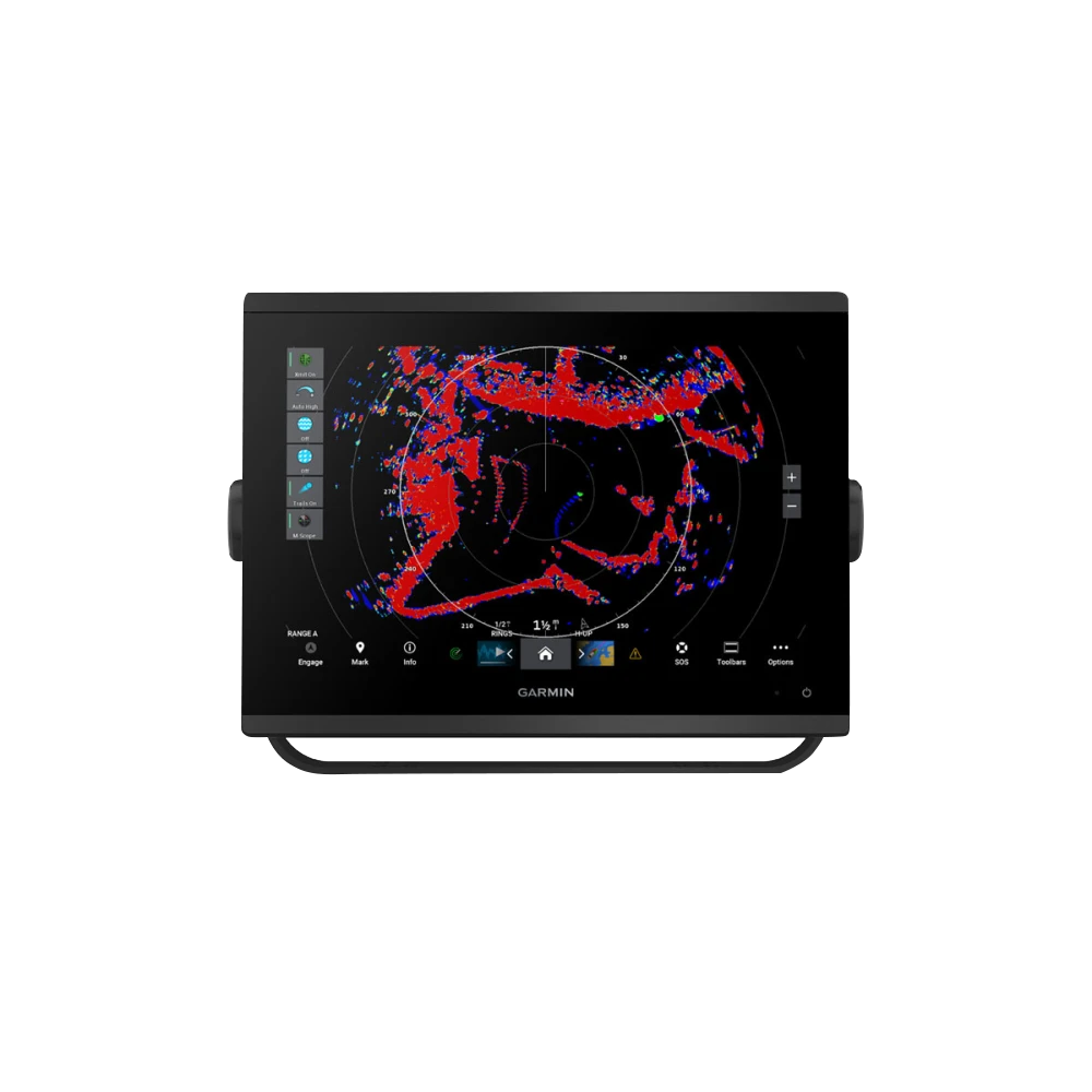 Garmin GPSMAP 1243xsv marine chartplotter with GMR 18 HD3 radar