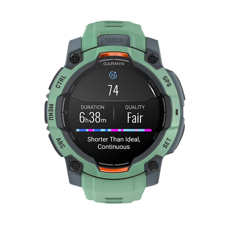 Garmin Instinct 3 AMOLED smartwatch, 45mm Neo Tropic with Neo Tropic band